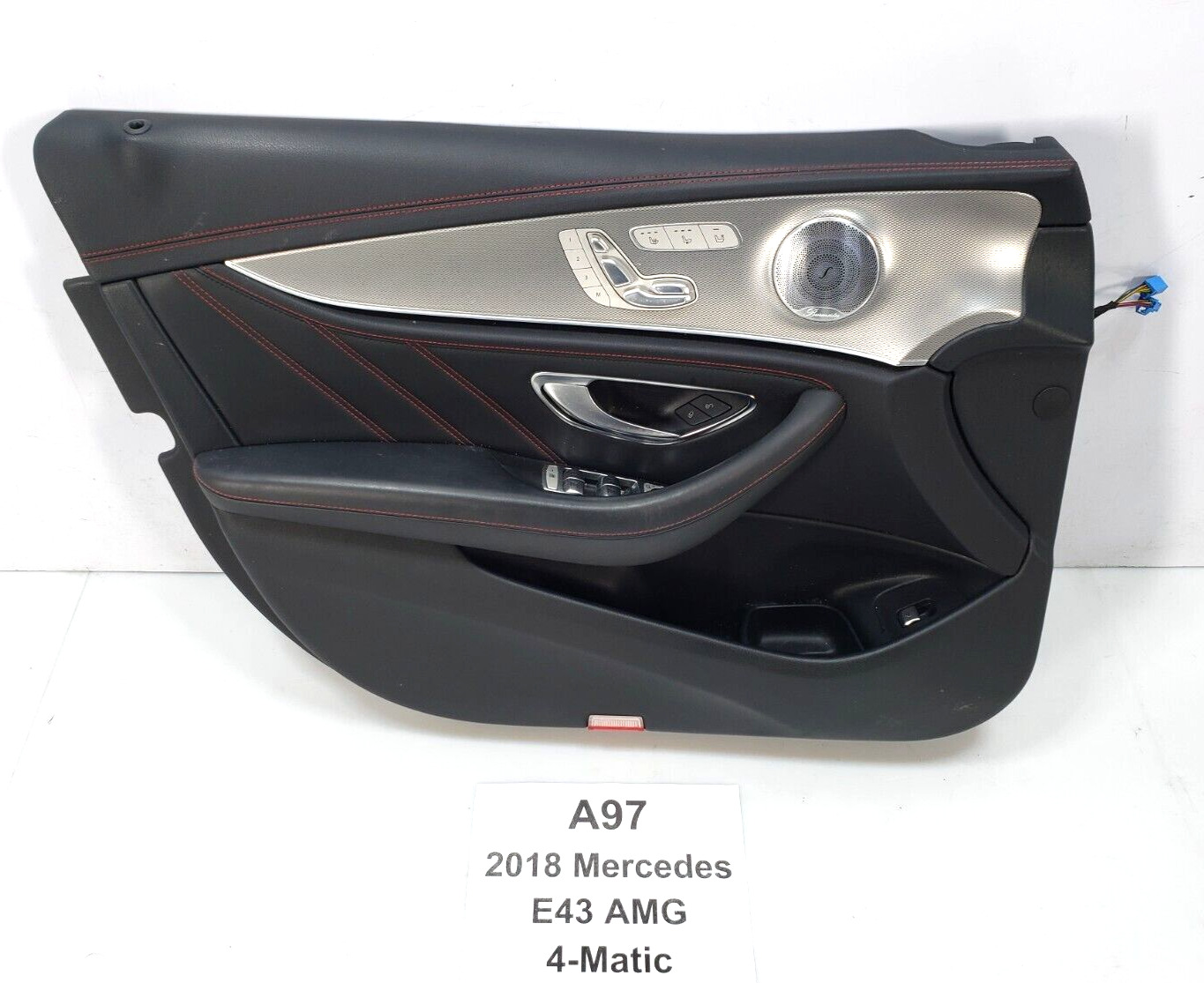 ✅ 2017-2020 OEM Mercedes W213 E43 AMG Front Driver Side Interior Door Panel Trim