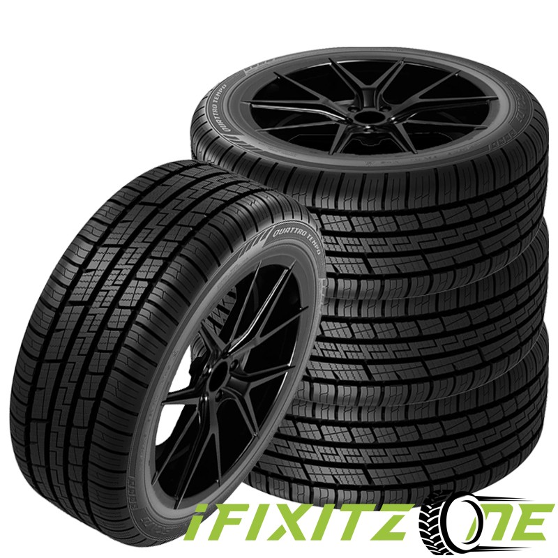 4 Lexani Quattro Tempo Tour AW 245/45R18 100V 3PMSF 600AA 70K Mi Warranty Tires
