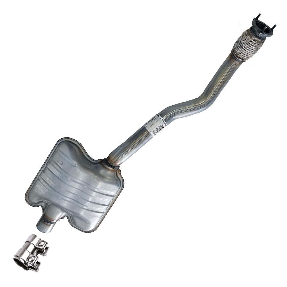 Stainless Steel Exhaust Muffler fits: 2009-2013 A4 Quattro A4 A5 Quattro A5 2.0L