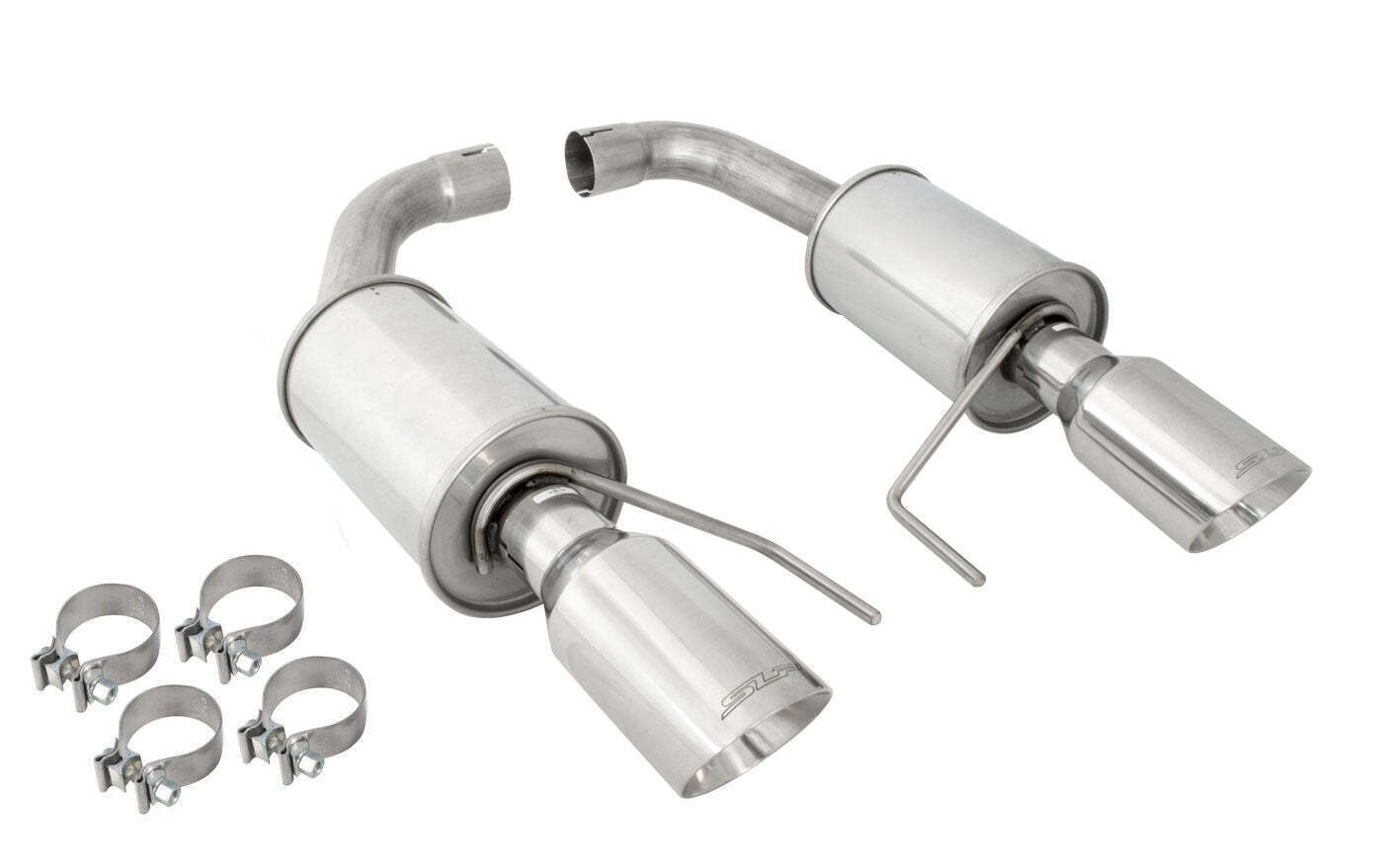 2015-2017 Mustang GT 5.0 SLP Loudmouth II Axle Back Exhaust System Kit w 4\' Tips