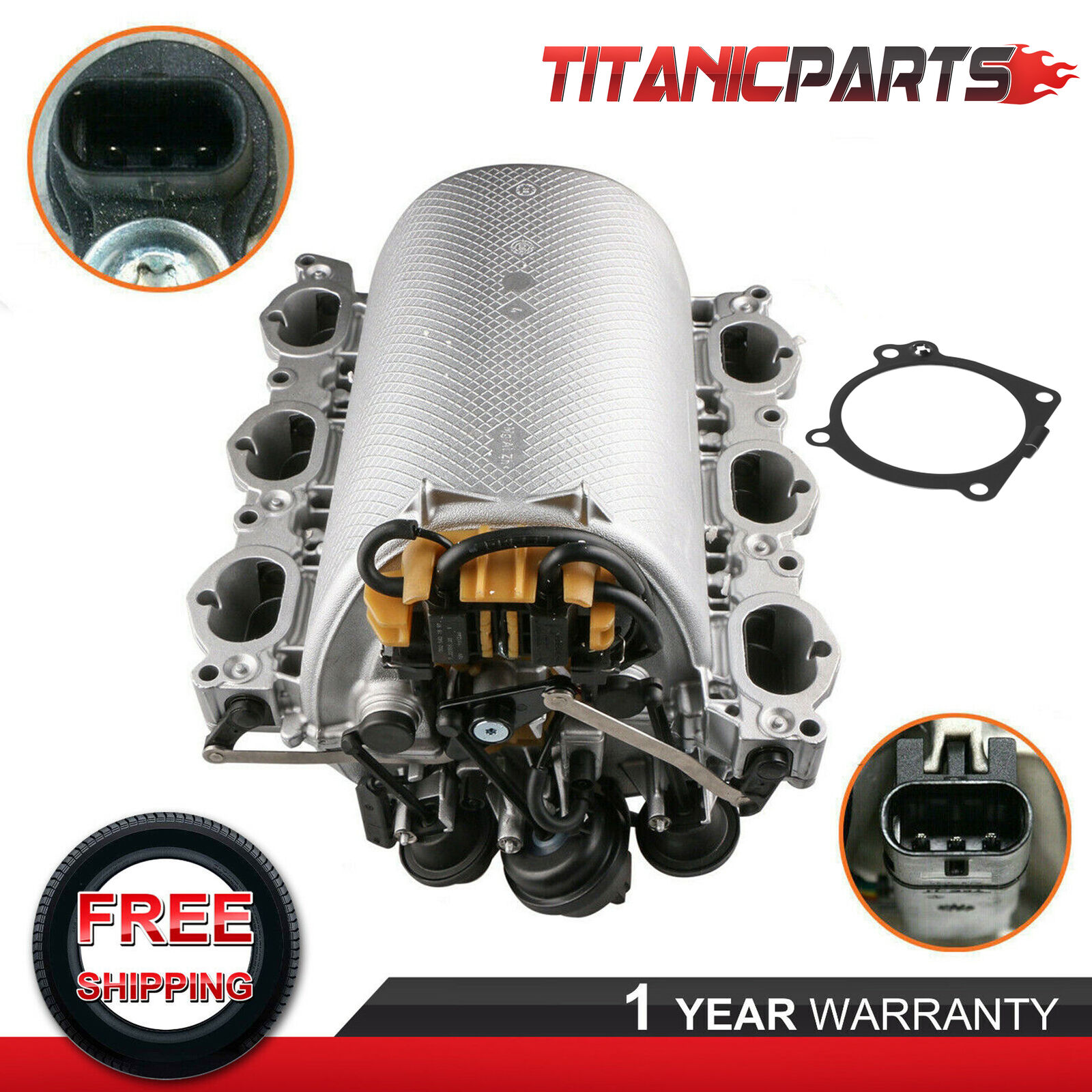 1PC Engine Intake Manifold Assembly For Mercedes-Benz C230 C300 CLK 350 E350