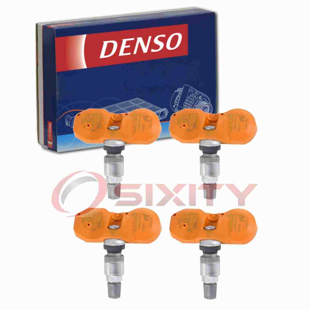 4 pc Denso Tire Pressure Monitoring System Sensors for 2002-2005 BMW 745Li qo