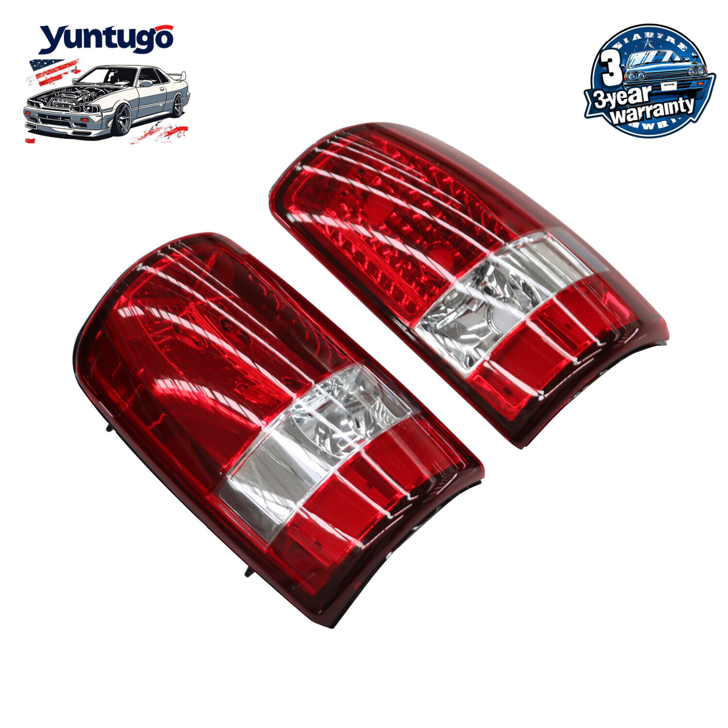 Red Tail Lights Brake Lamps For Chevy Suburban Tahoe GMC Yukon/ Yukon XL 00-06