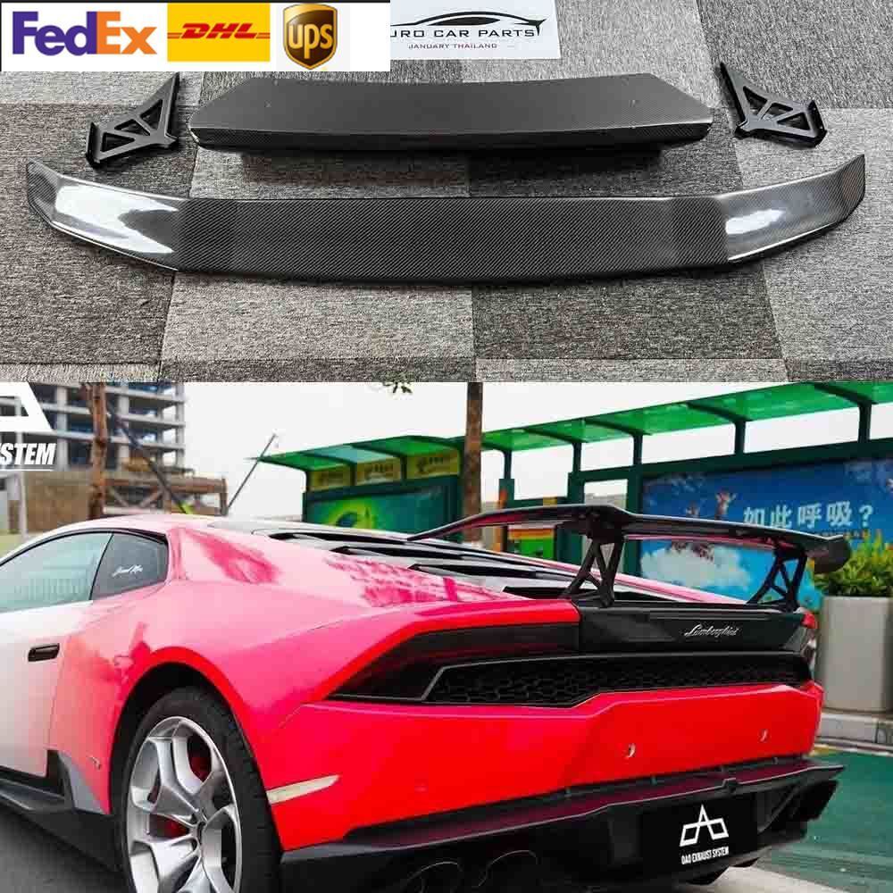 Carbon Fiber Rear Trunk Spoiler Wing For Lamborghini Huracan LP580 LP610