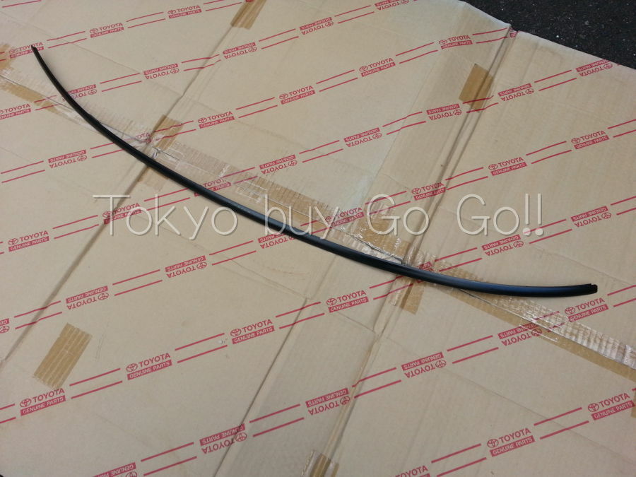 Toyota MR2 AW11 Windshield Outer Upper Molding with Clips NEW Genuine OEM Parts
