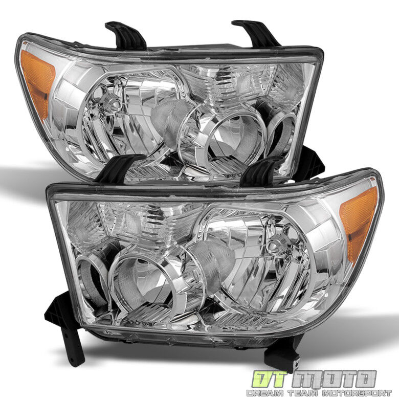 For 2007-2013 Toyota Tundra 2008-2017 Sequoia Headlights Aftermarket Left+Right