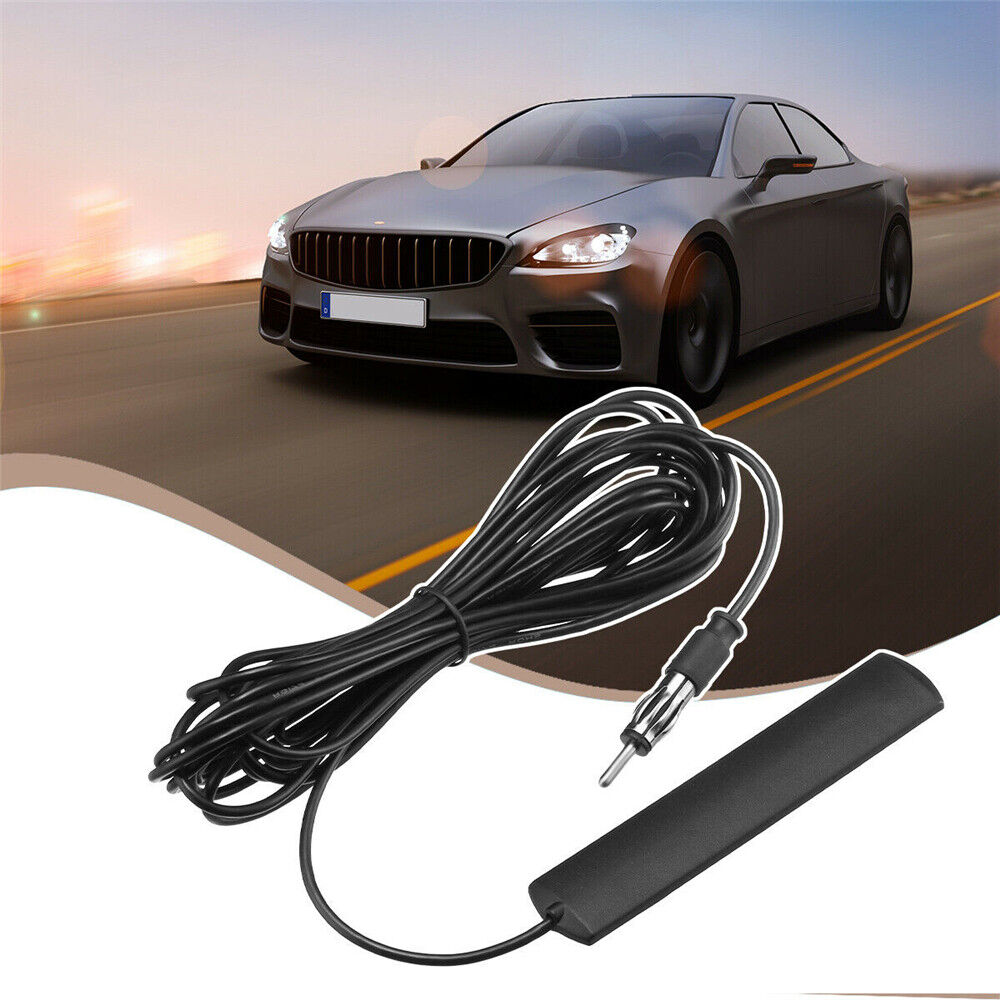 Car Radio Stereo Hidden Antenna Stealth FM AM For Motorcycles, Cars, Golf Carts