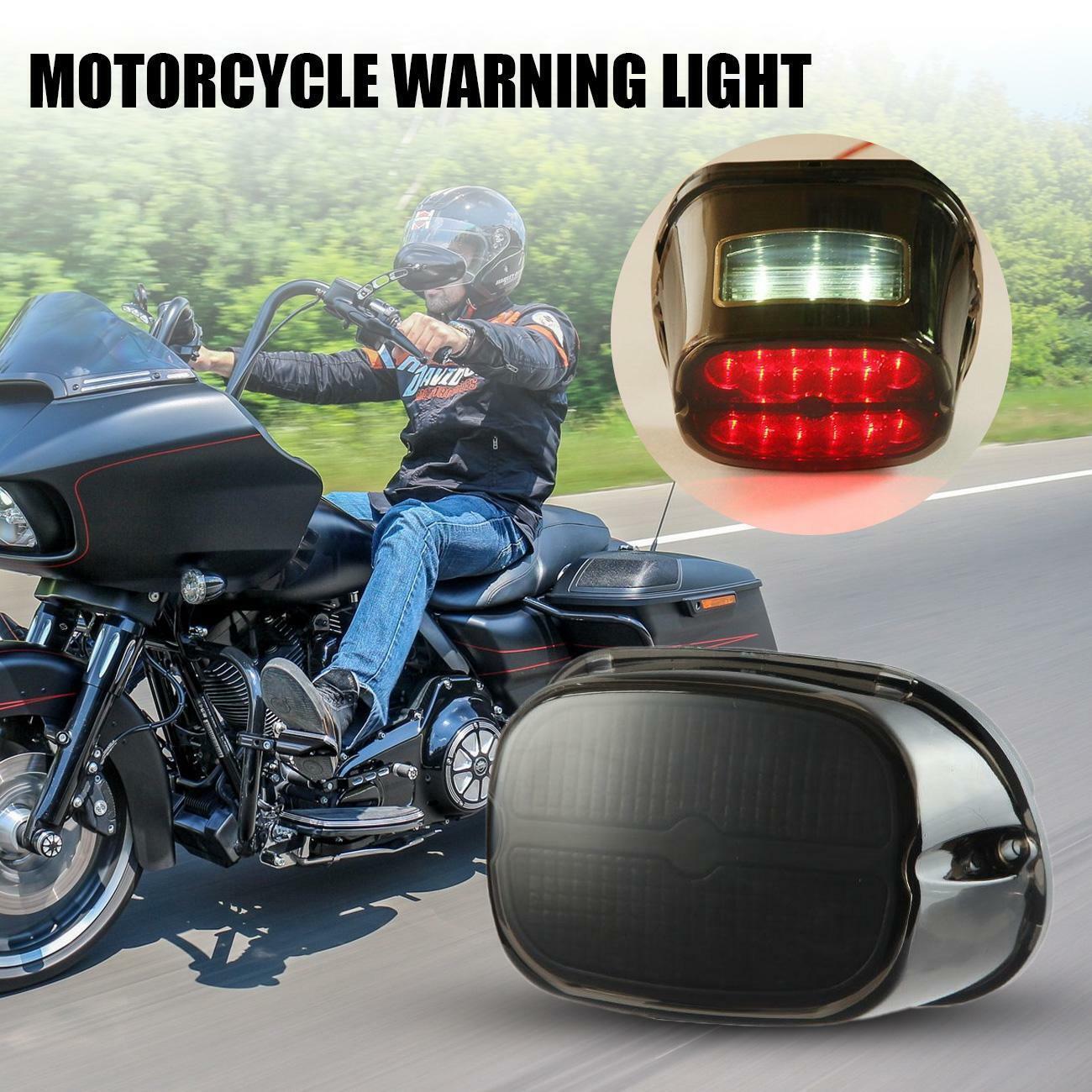 Smoke Lens LED Tail Brake Light for Harley Dyna Sportster XL 1200 883 FX FXD FXR