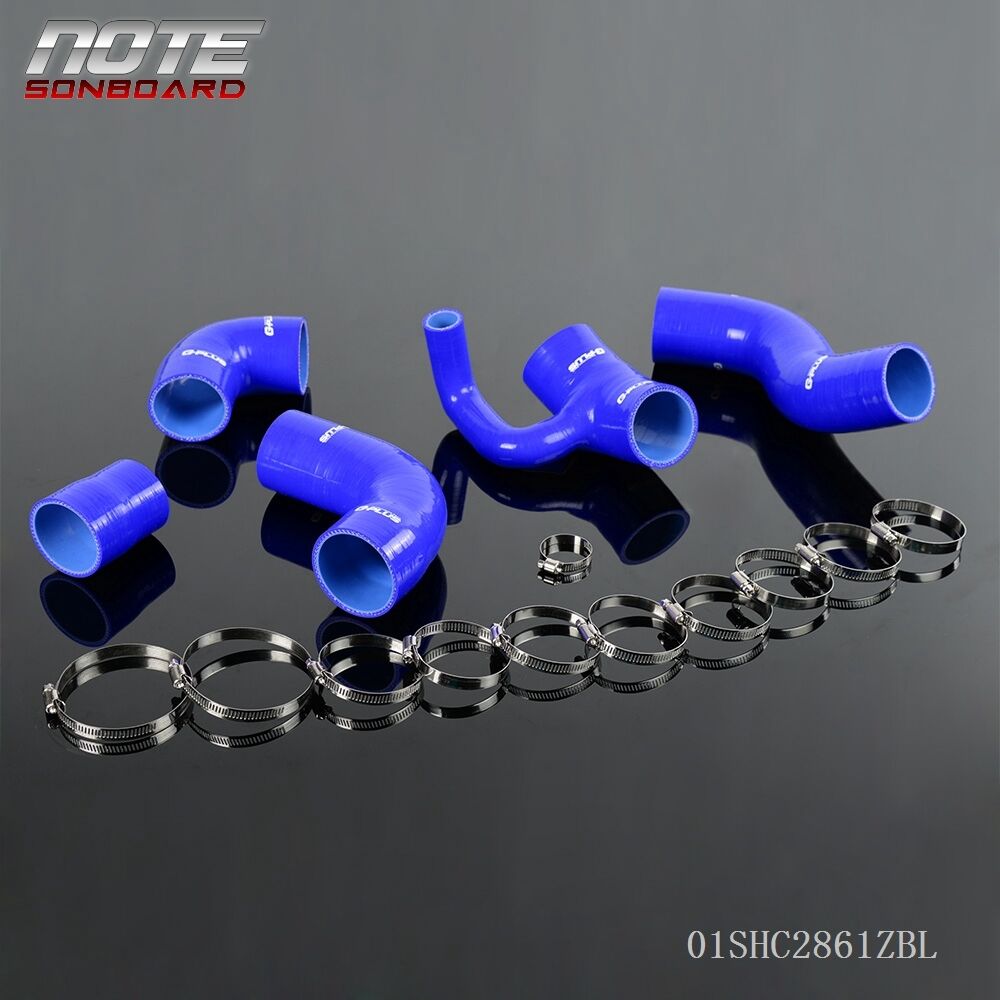 SILICONE BOOST TURBO HOSE KIT FIT FOR  93-97 VOLVO 850 T-5/T-5R S70/V70 T5 2.3L