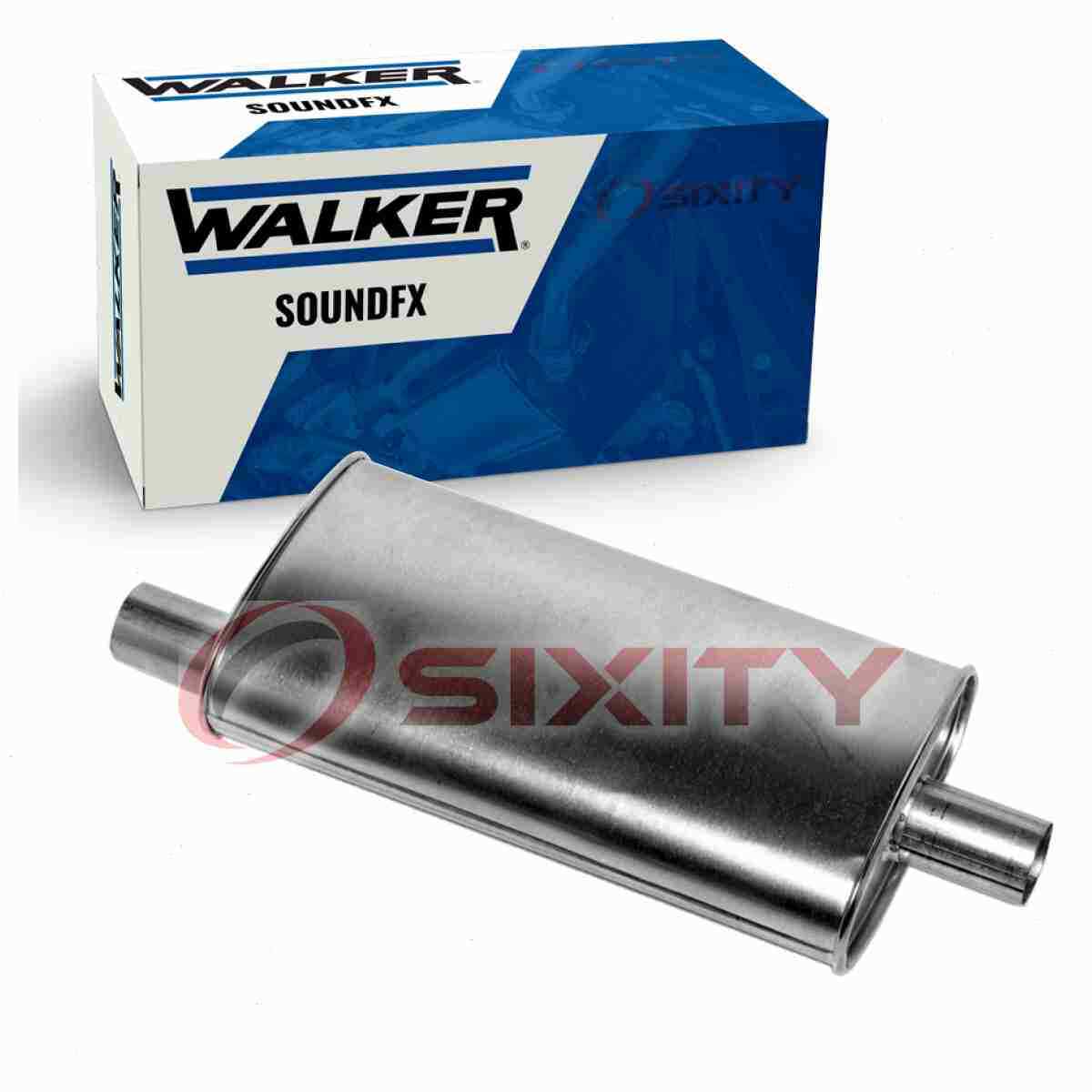Walker SoundFX Left Exhaust Muffler for 1975-1976 Ford LTD 7.5L V8 Mufflers  je