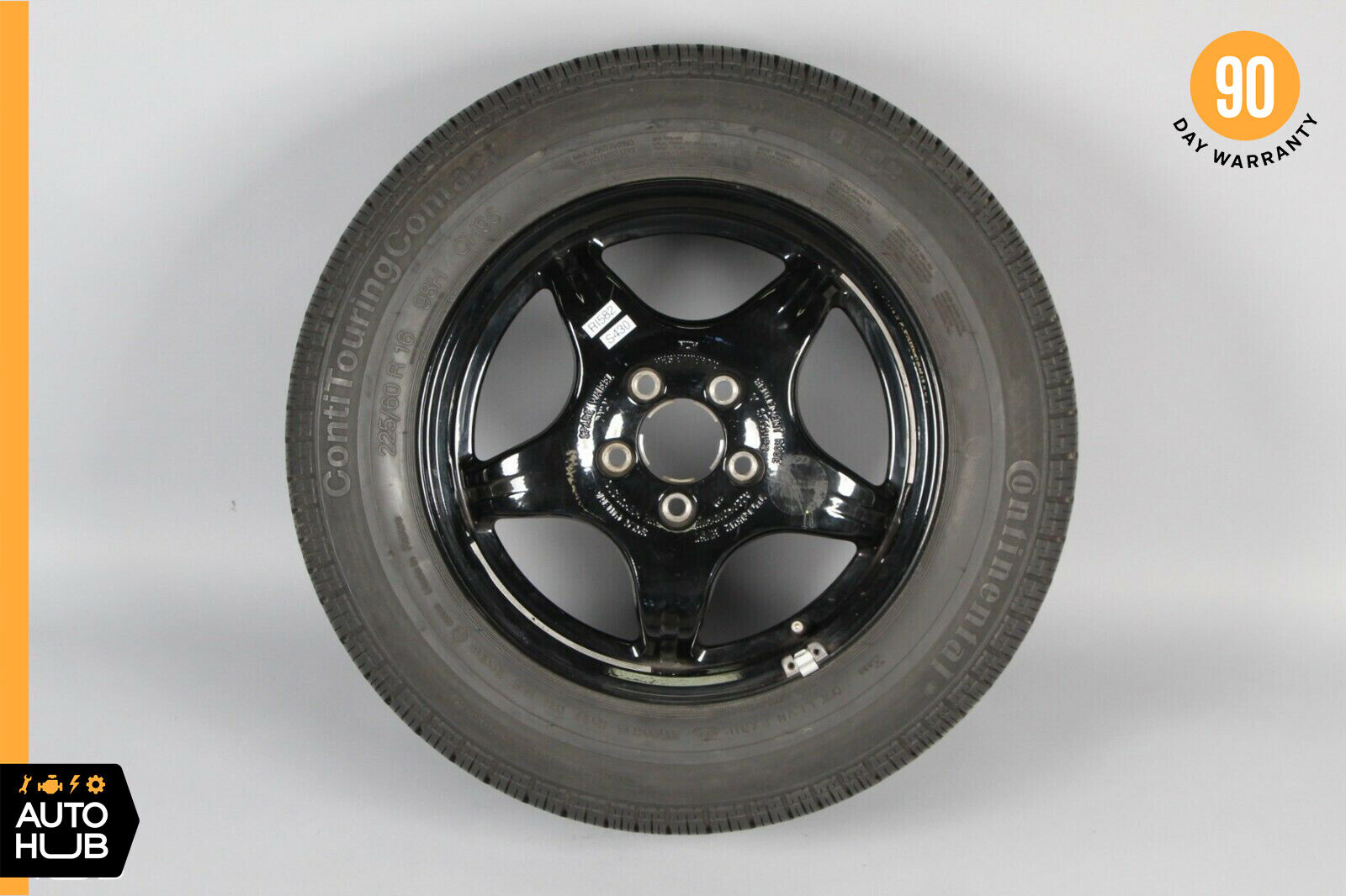 00-06 Mercede W220 S430 Emergency Spare Tire Wheel Donut Rim 225 / 60 R16 OEM