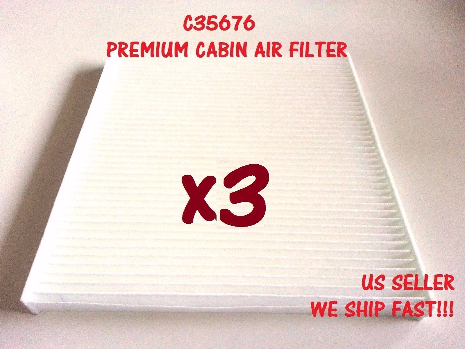 x3 C35676 CABIN AIR FILTER for CHEVY COBALT HHR PONTIAC G5 PURSUIT 52493319