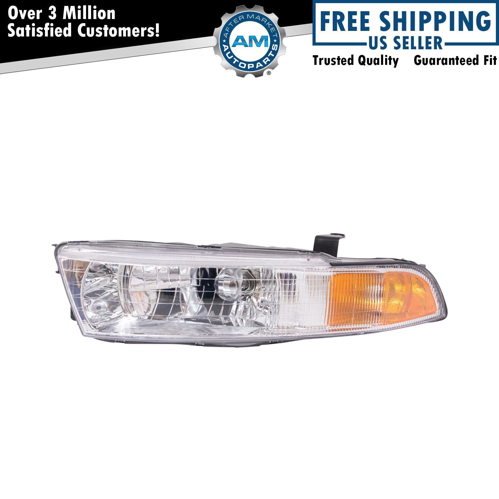 Left Headlight Assembly Drivers Side For 1999-2001 Mitsubishi Galant MI2502111