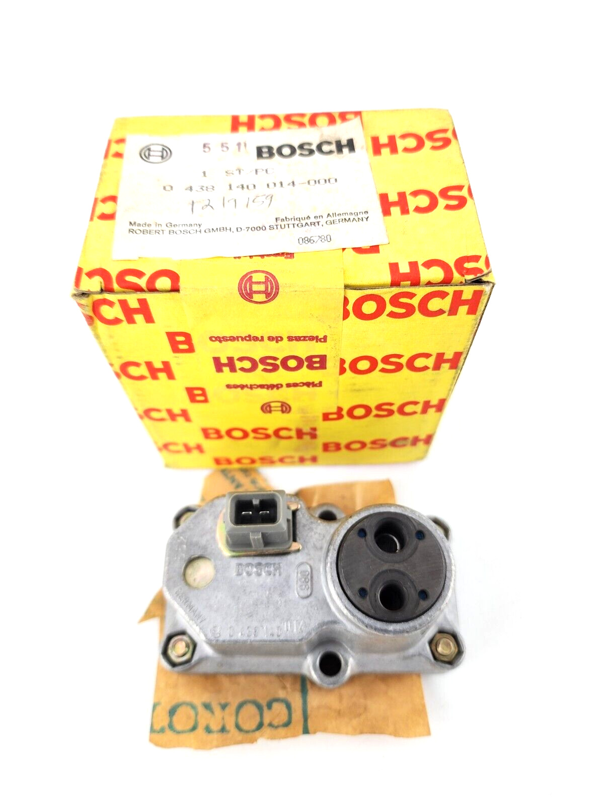 NOS Bosch Warm Up Regulator WUR 0438140014 1219159 Volvo 240 DL GL 320i BMW