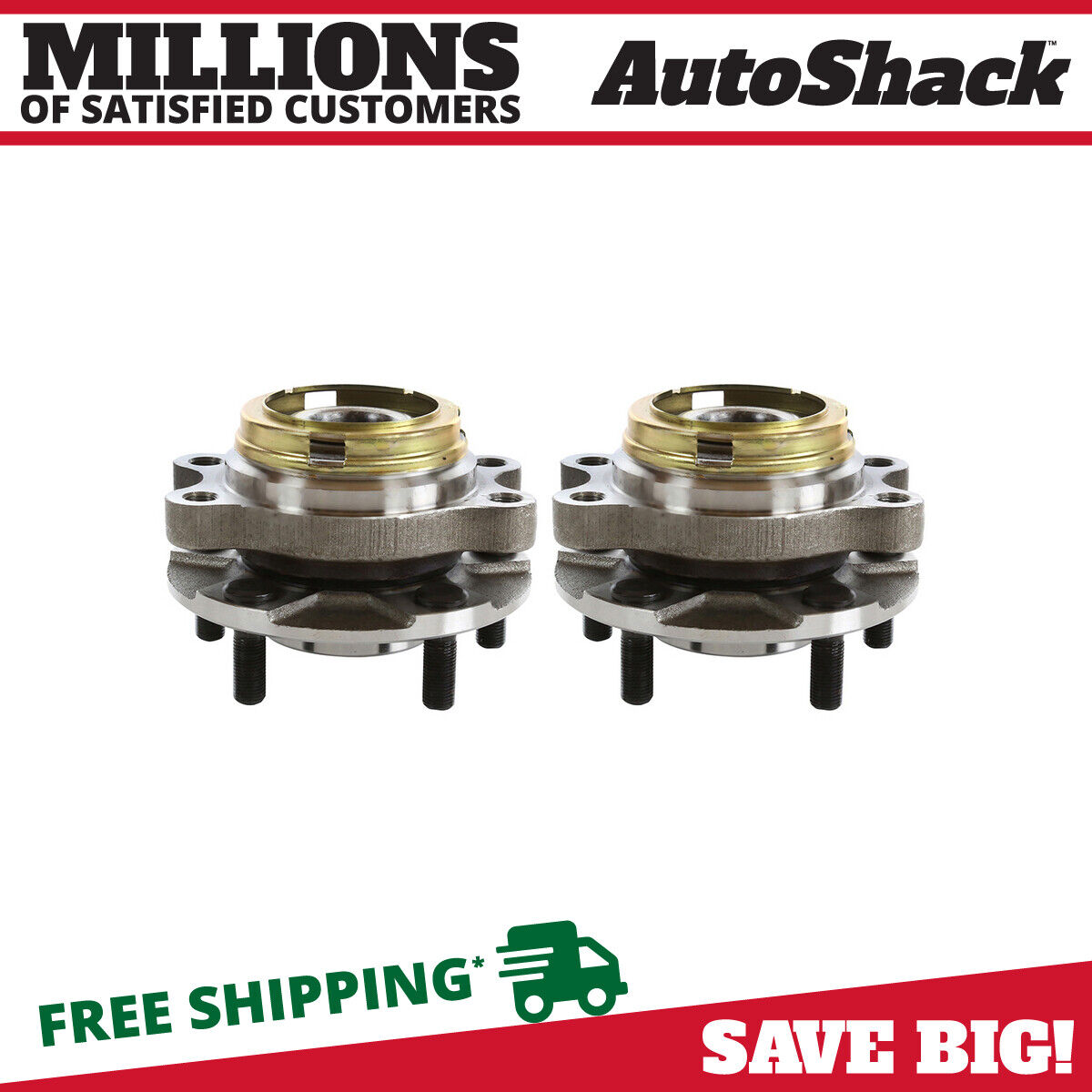 Wheel Bearing Hubs Assembly Pair 2 Front for 2007-2011 2012 Nissan Altima 2.5L