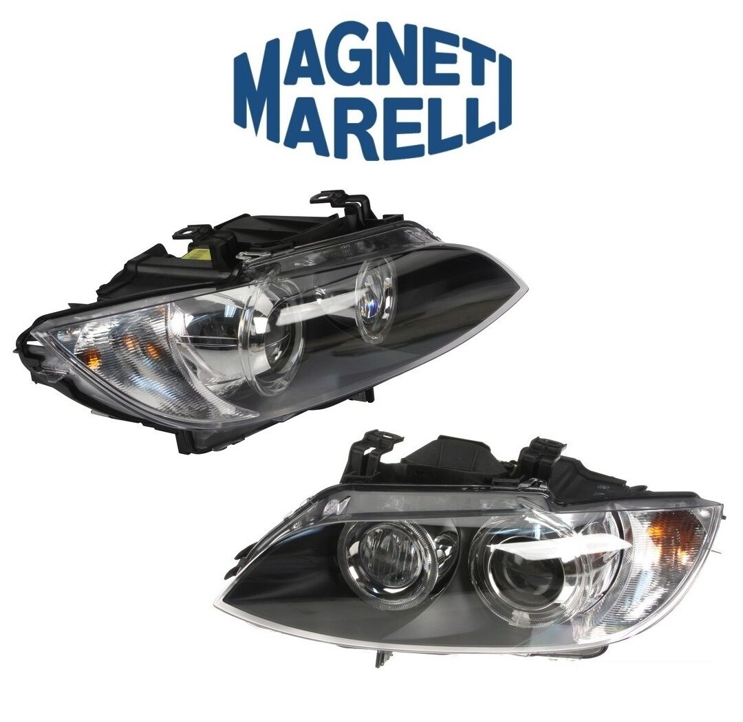 For BMW E90 E92 M3 Pair Set of Left & Right Bi-Xenon Adaptive Headlights Marelli