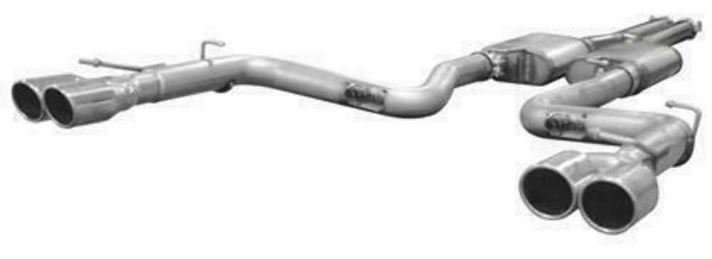 aFe 49-36302-P aFe Exhaust Rear 3 in. Fits:BMW 2008 - 2013 135I