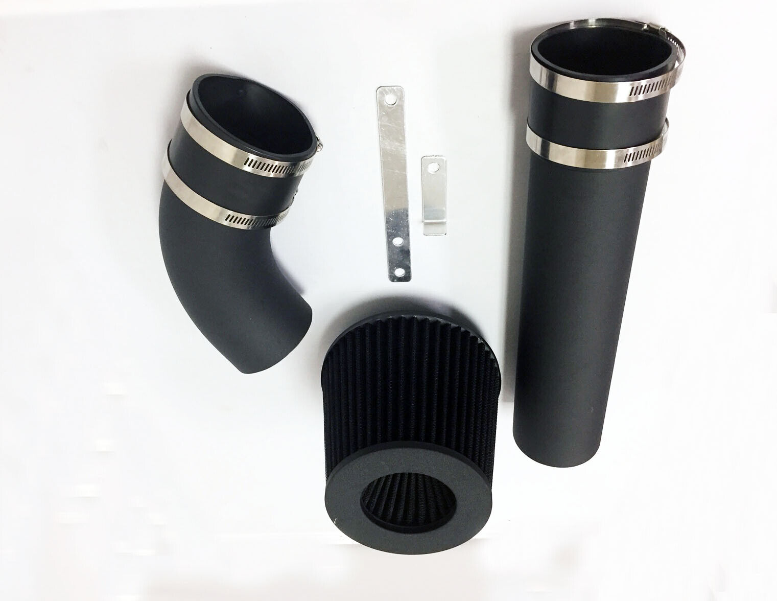 All BLACK COATED Cold Air Intake Kit&Filter For 99-05 BMW E46 323/325/328/330 I6