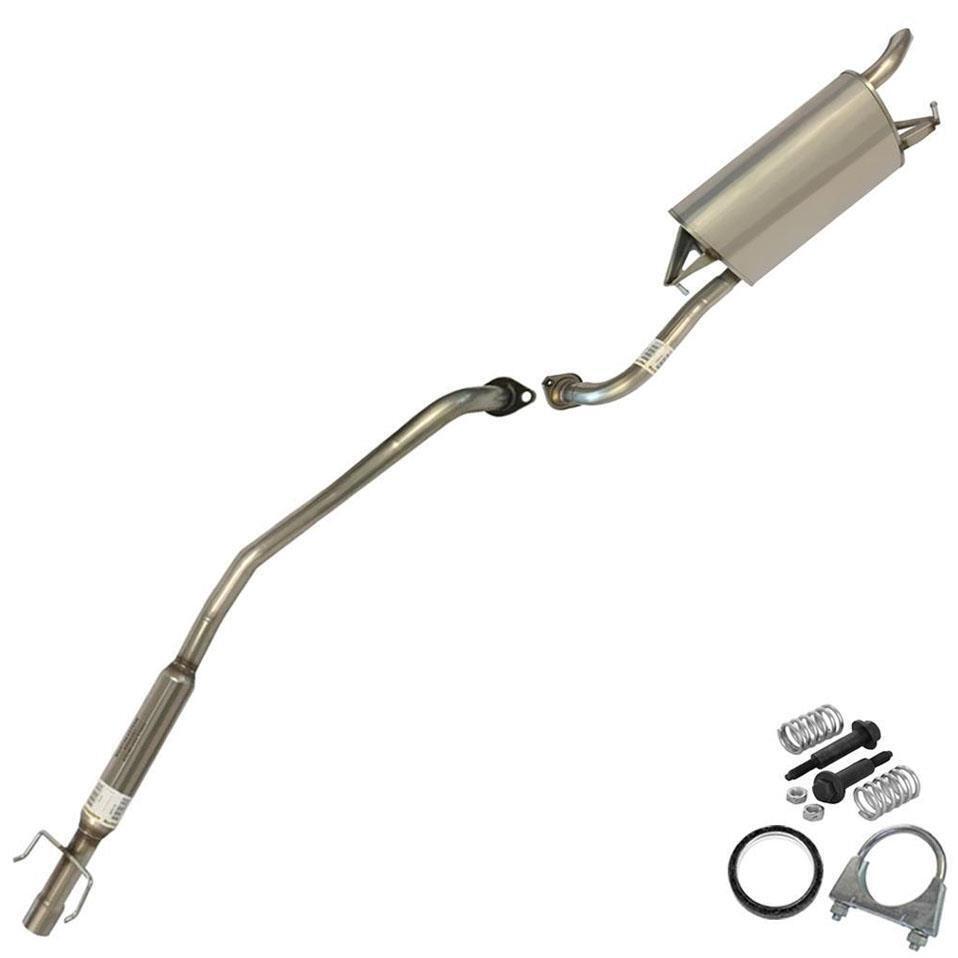 Muffler Resonator Pipe Exhaust System Kit  compatible with : 2003-05 Corolla