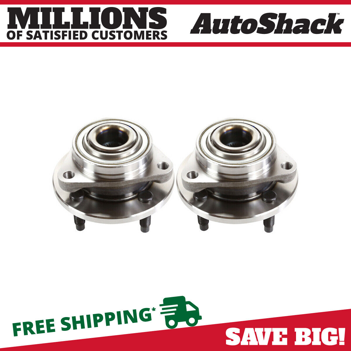 Wheel Bearing Hubs Assembly Pair 2 Front for Chevy Cobalt Saturn Ion Pontiac G5