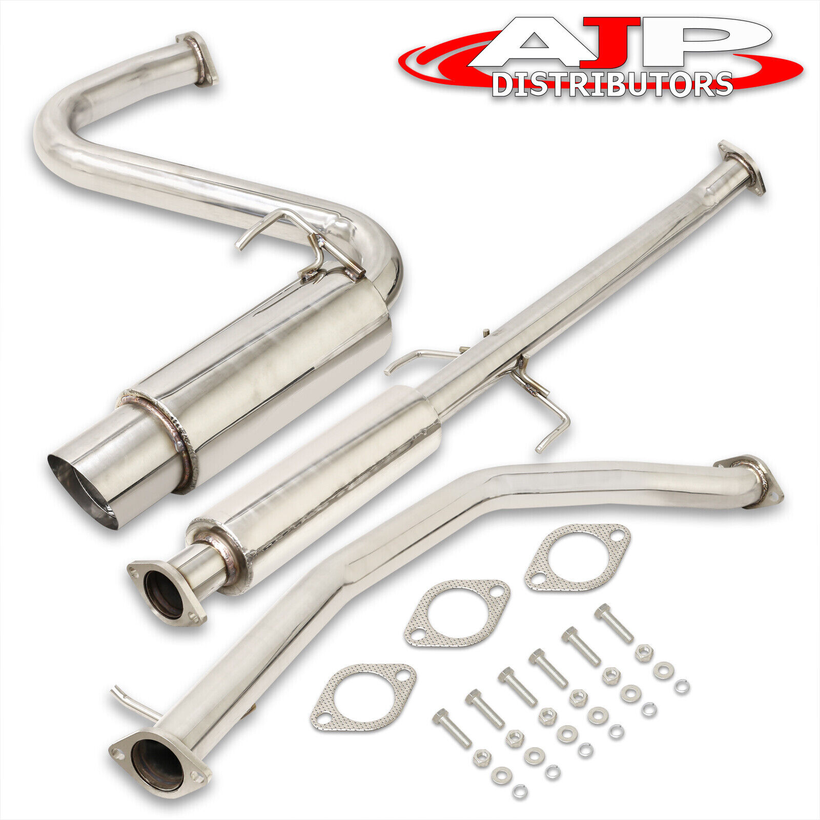 T304 Stainless Steel Catback Exhaust 63mm 4\