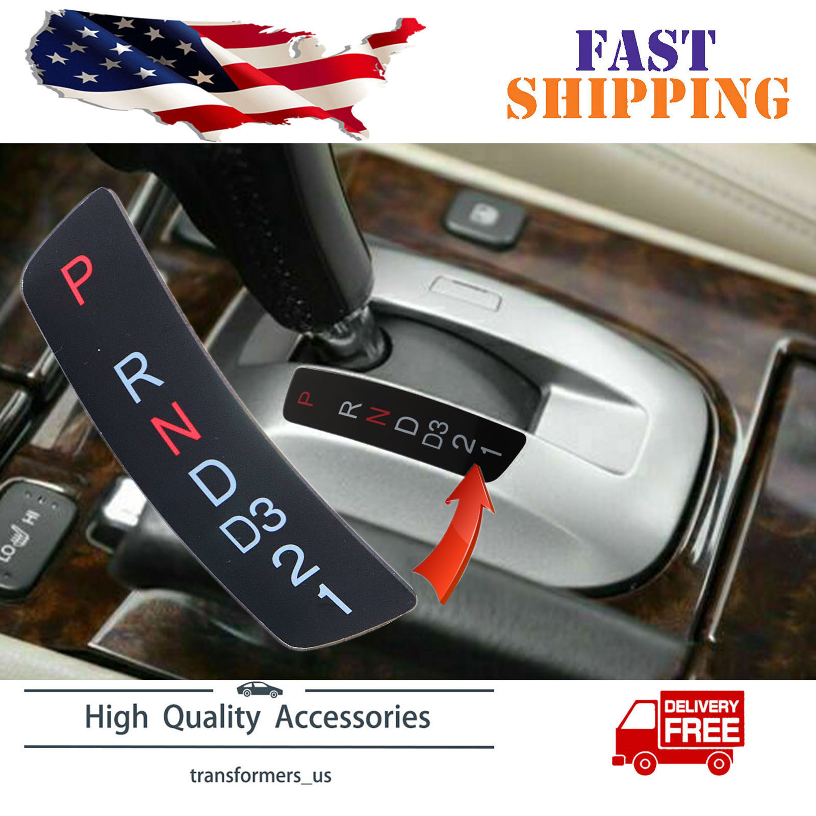 For 2008-2013 Honda Accord Gear Shift Stick Selector Display Position Panel
