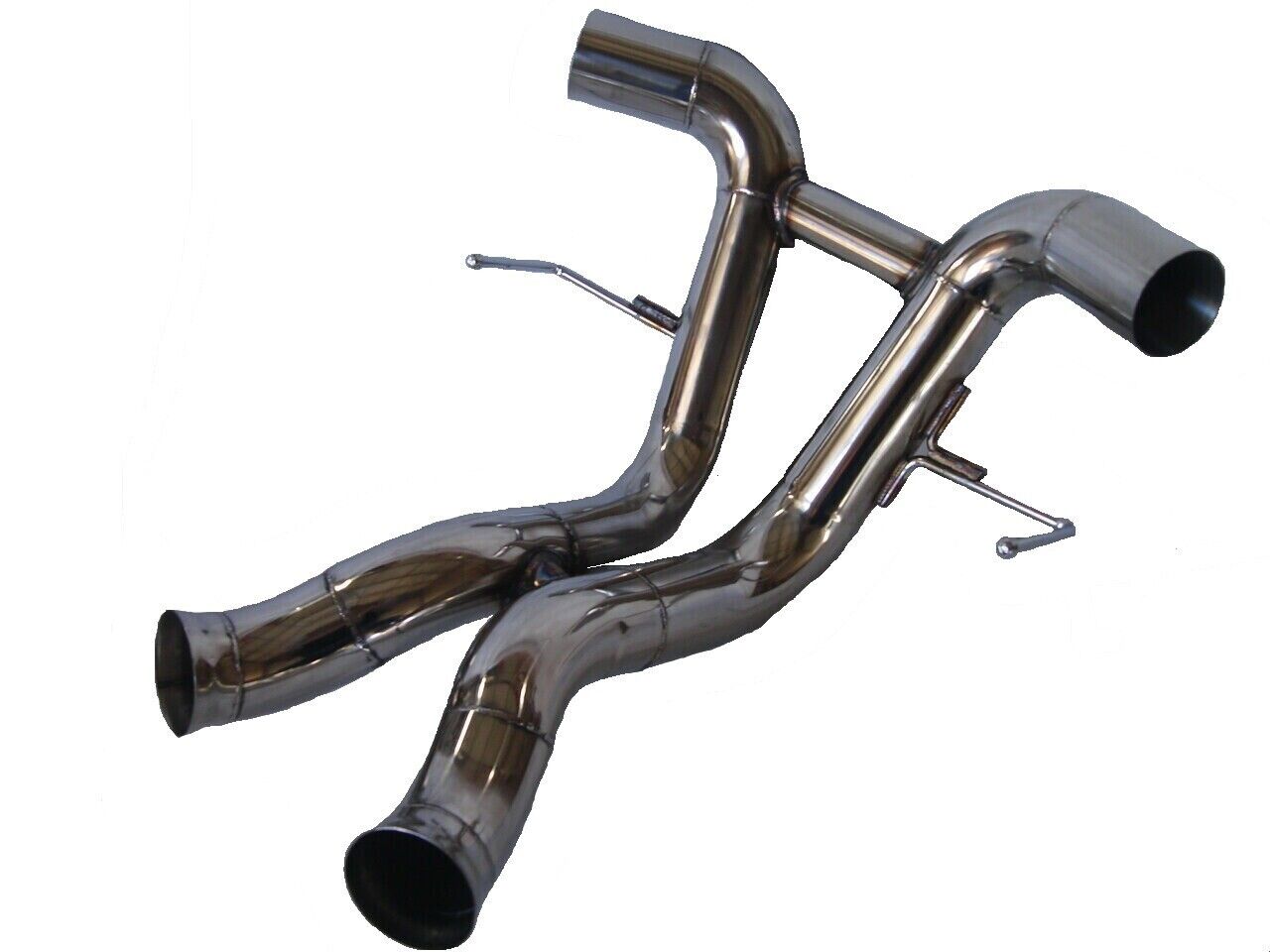 Fits McLaren 540C 570S 570GT 16-23 T304 Stainless Steel H-Pipe  Exhaust System