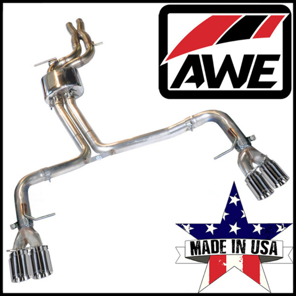AWE Track Edition Cat-Back Exhaust System fits 2013-2017 Audi S5 3.0L V6 AWD