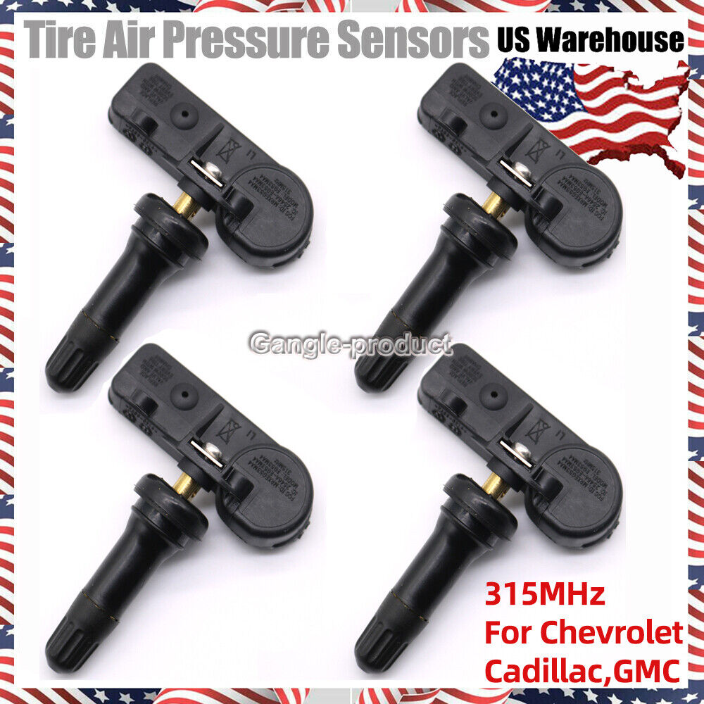 For GM TPMS 13586335 Tire Pressure Sensor For Chevy GMC Buick Set of (4) 315MHz