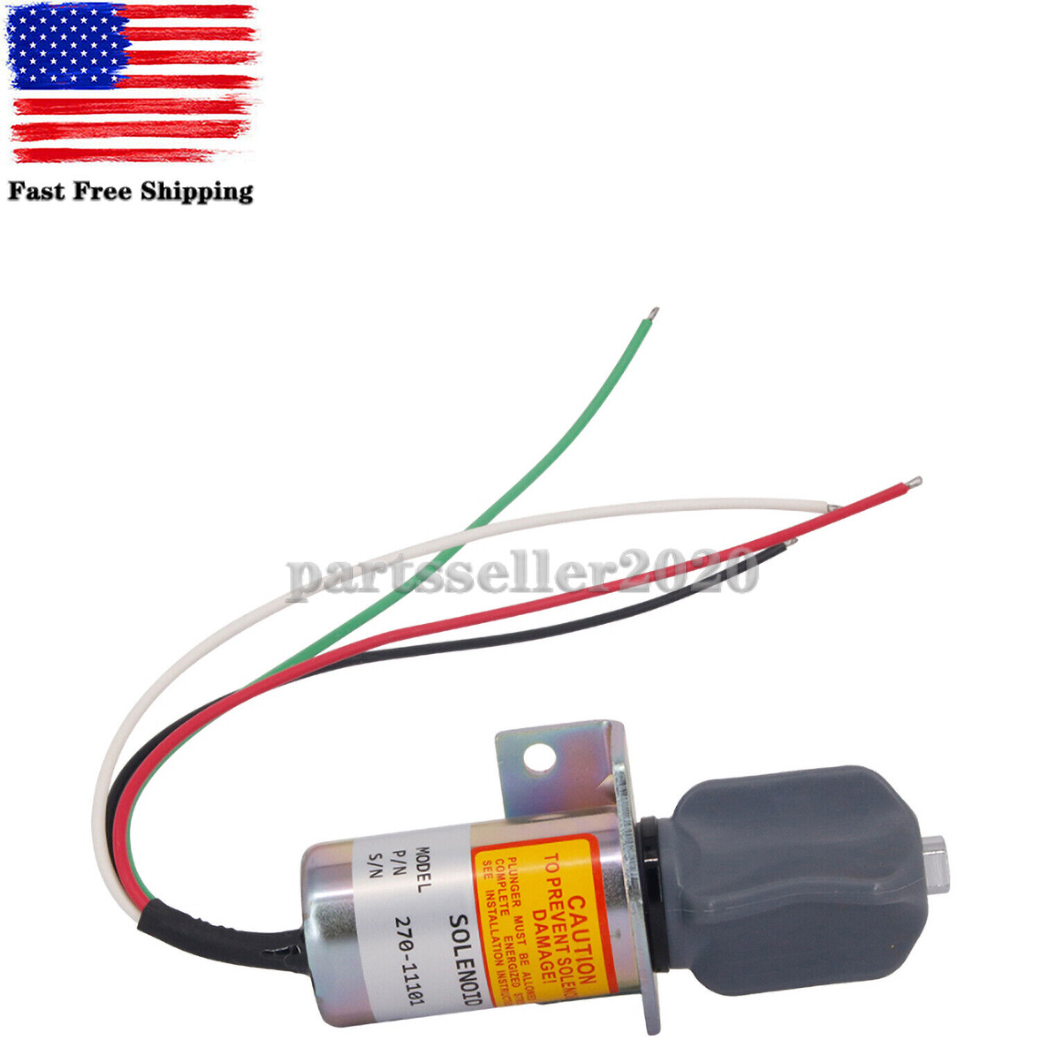 For 4-Wire Exhaust Solenoid Corsa Marine Electric Diverter Systems 270-11101 New
