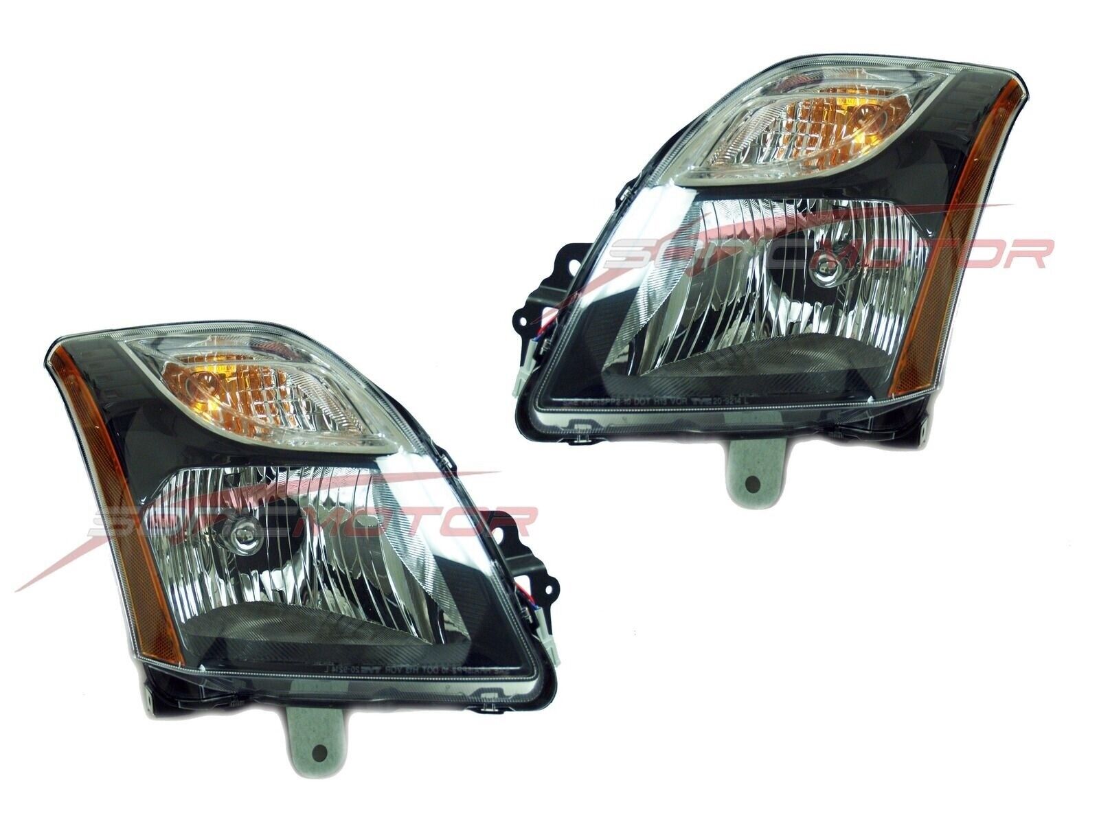 For 10-12 Nissan Sentra SR/SE-R/SE-R Spec V Head Light Headlight Lamp Pair LH+RH