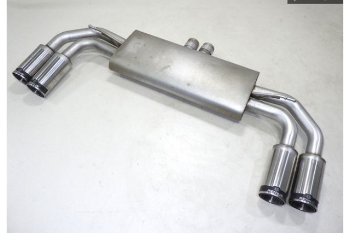 REMUS Porsche 958 Cayenne V8 4.8L Turbo Cat- Exhaust 4 Left and Right Muffler