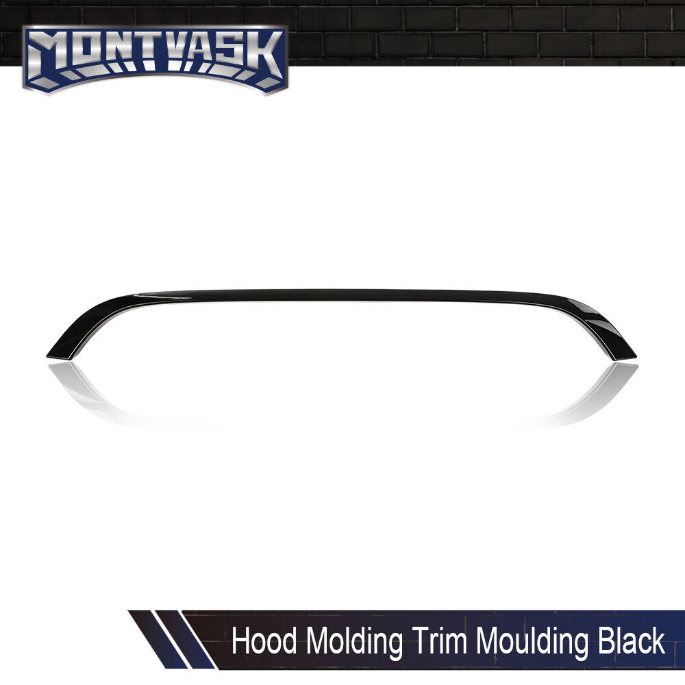 Black Grille Hood Molding Trim Fit For 2007-2015 Mini Cooper R55 R56 R58 R59 