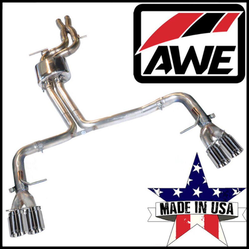 AWE Track Edition Cat-Back Exhaust System fits 2013-2017 Audi S5 Coupe 3.0L V6