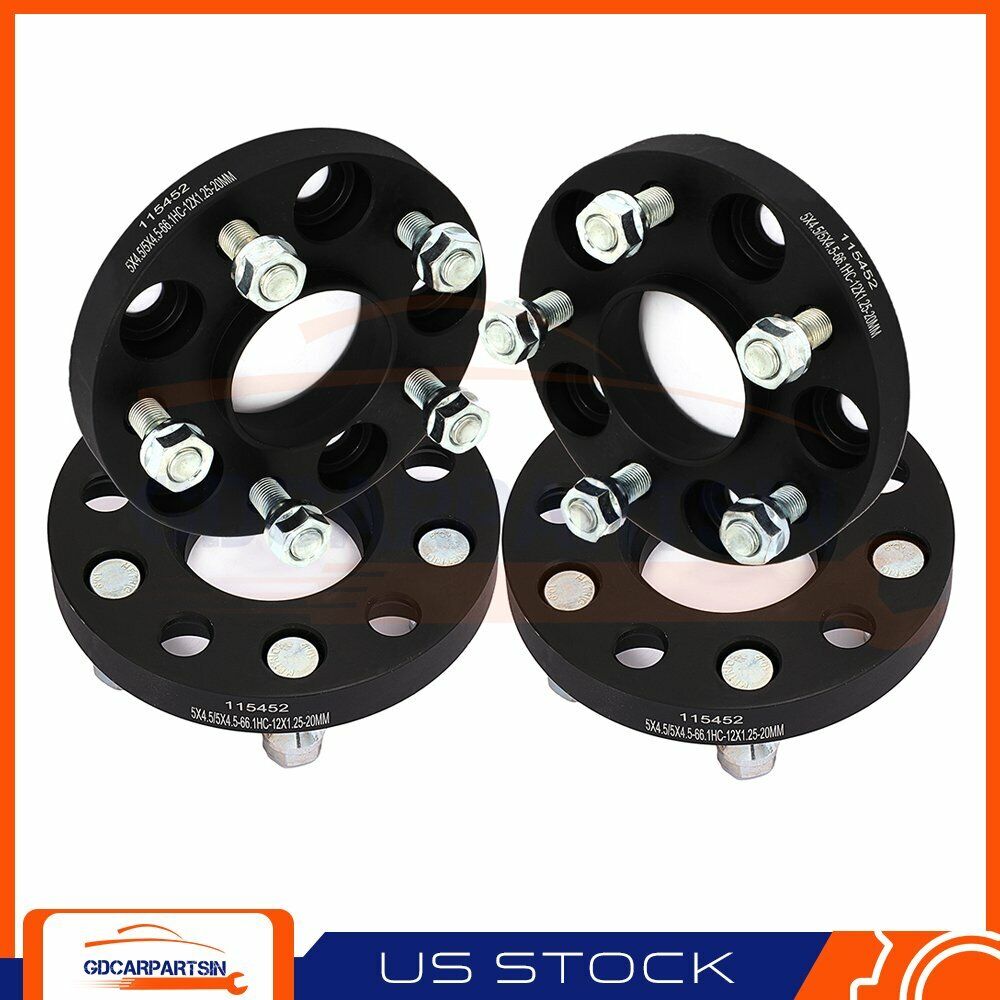 (4) 20mm Hubcentric 5x4.5 5x114.3 Wheel Spacers For Nissan 350Z For Infiniti G35