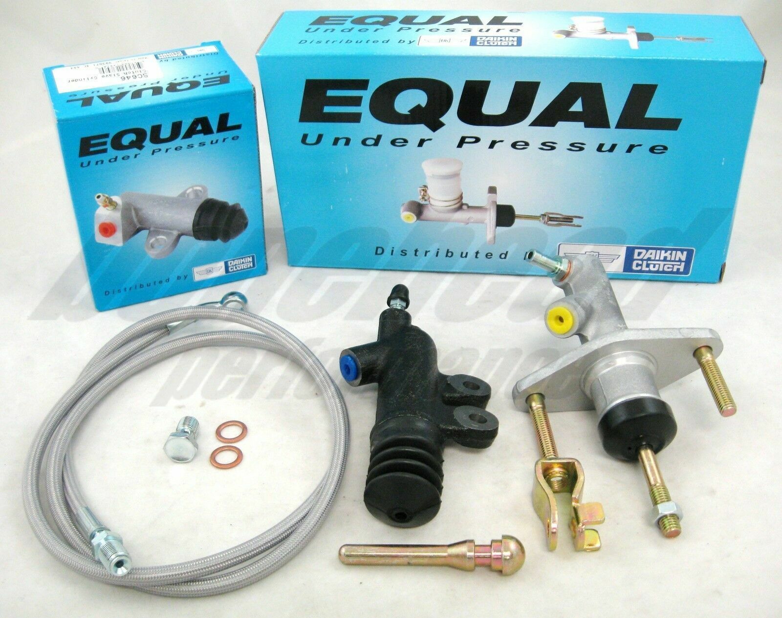 Exedy Slave, Master Cylinder & Stainless Clutch Line Kit 1994-2001 Acura Integra