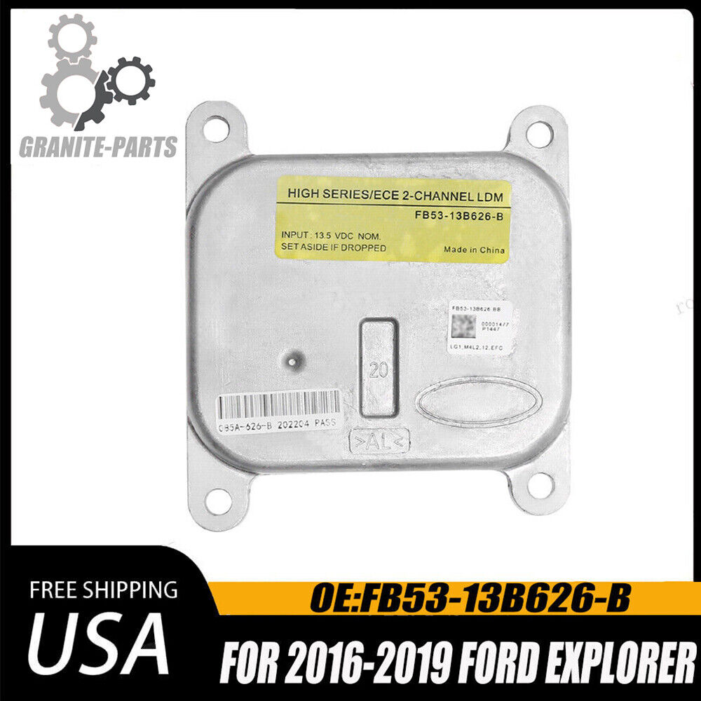 NEW LED Module for 2016-2019 Ford Explorer Headlight Controller FB53-13B626-B