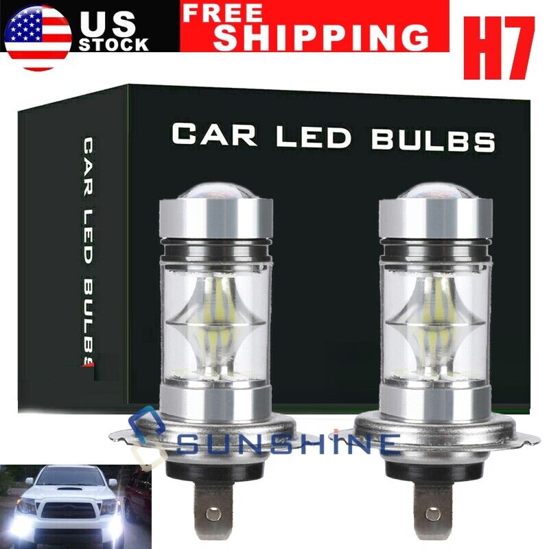 200W 30000LM H7 LED Car Headlight Conversion Globes Canbus Bulbs Beam 6000K Kit