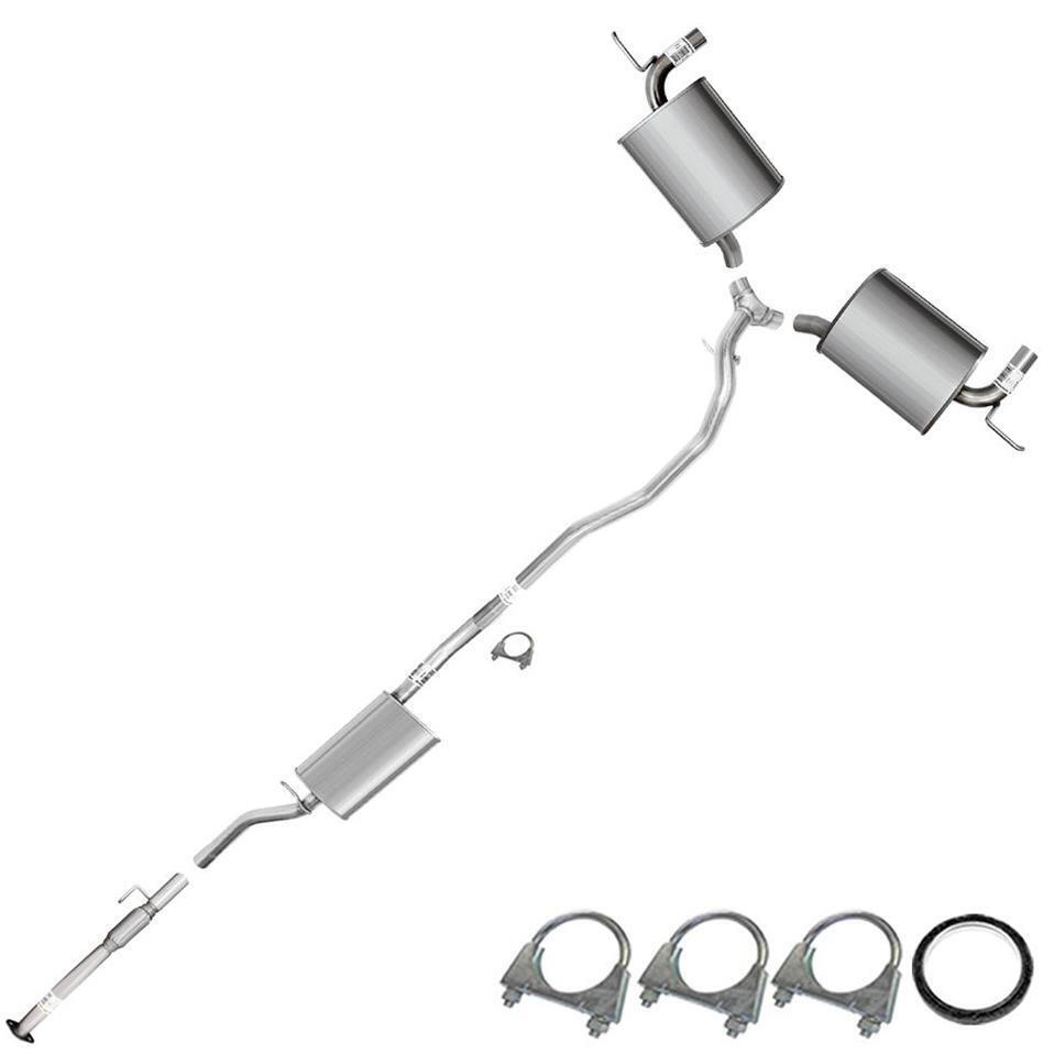Stainless Steel Exhaust System Kit fits: 2007-2010 Ford Edge Lincoln MKX 3.5L