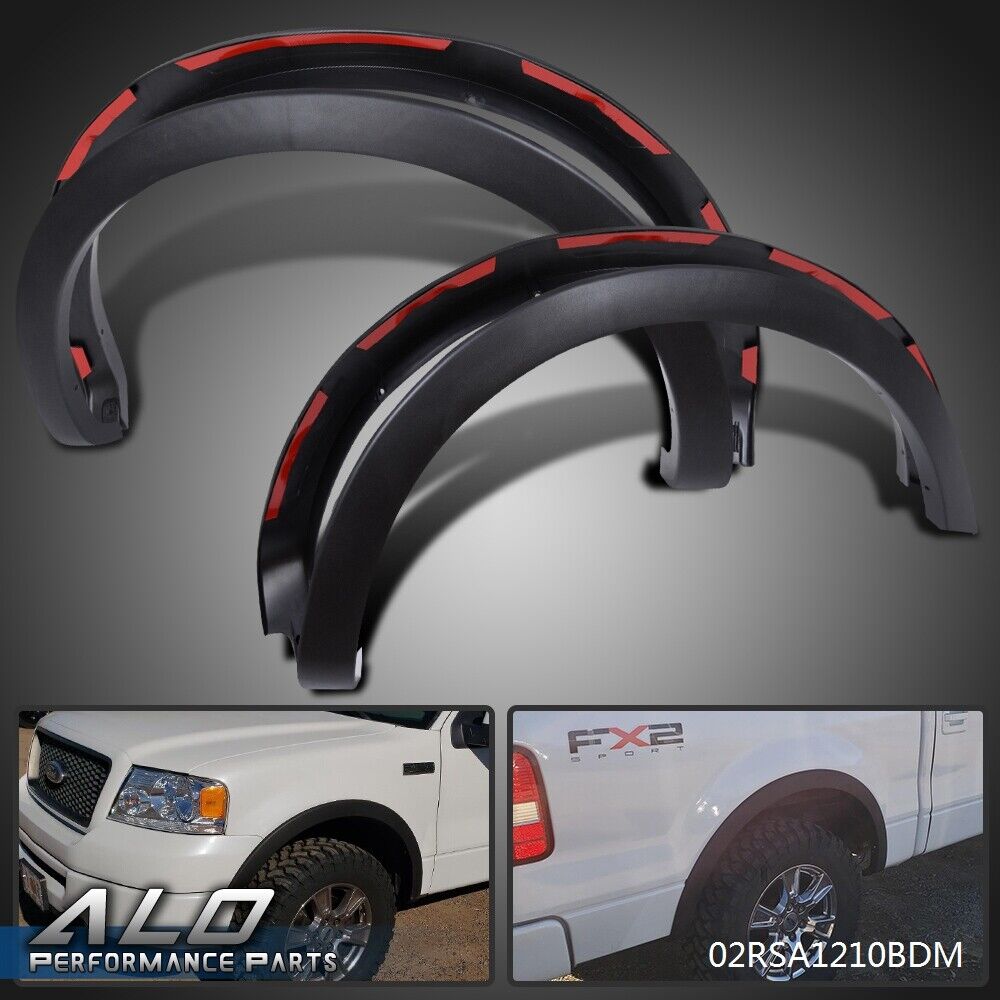 4pcs Fit For 2004-2008 Ford F150 Factory Style Fender Flares Wheel Protector