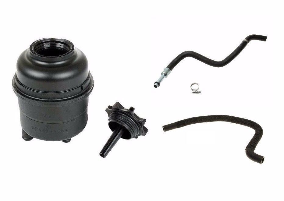 For BMW E39 525i 528i 97-03 Power Steering Kit w/ Hoses & Reservoir OEM