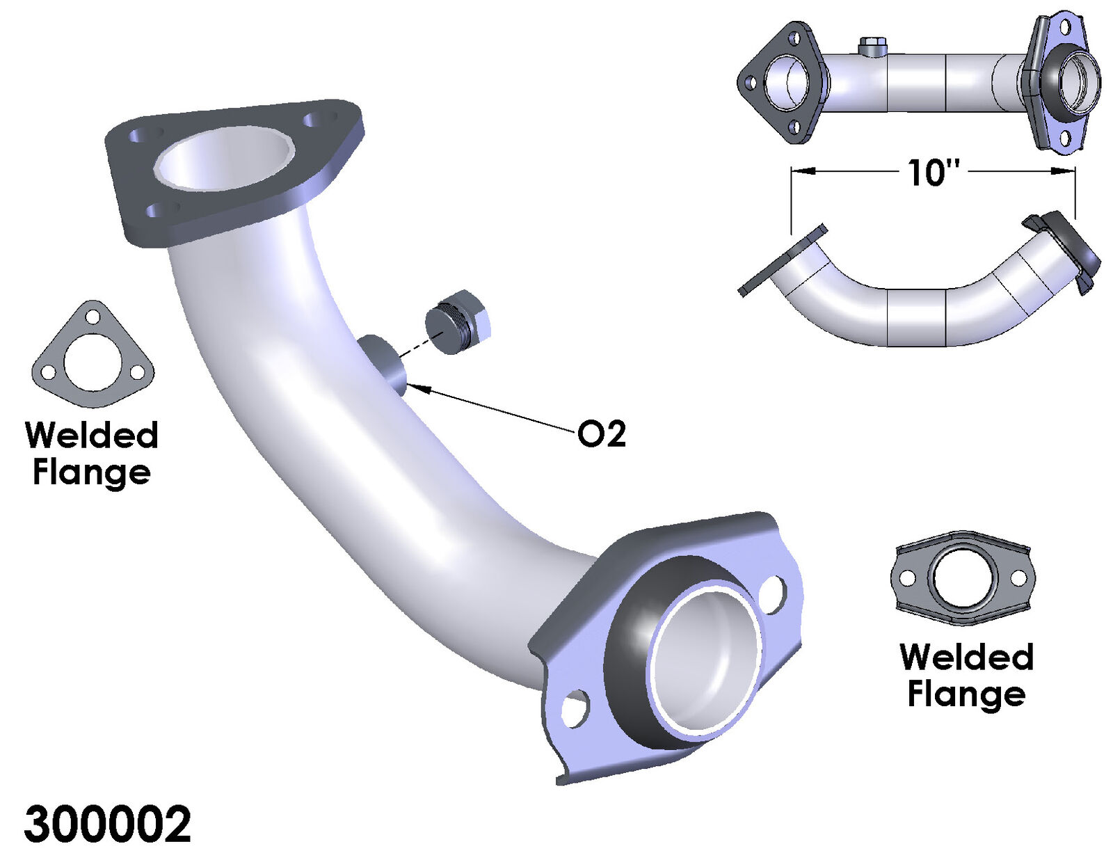 Exhaust Pipe for 1995 Mazda MX-3