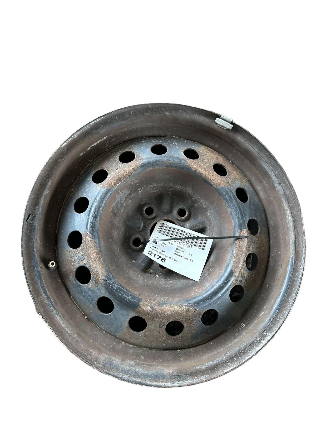 03 04 05 06 07 08 PONTIAC VIBE Wheel Rim Steel 16 in