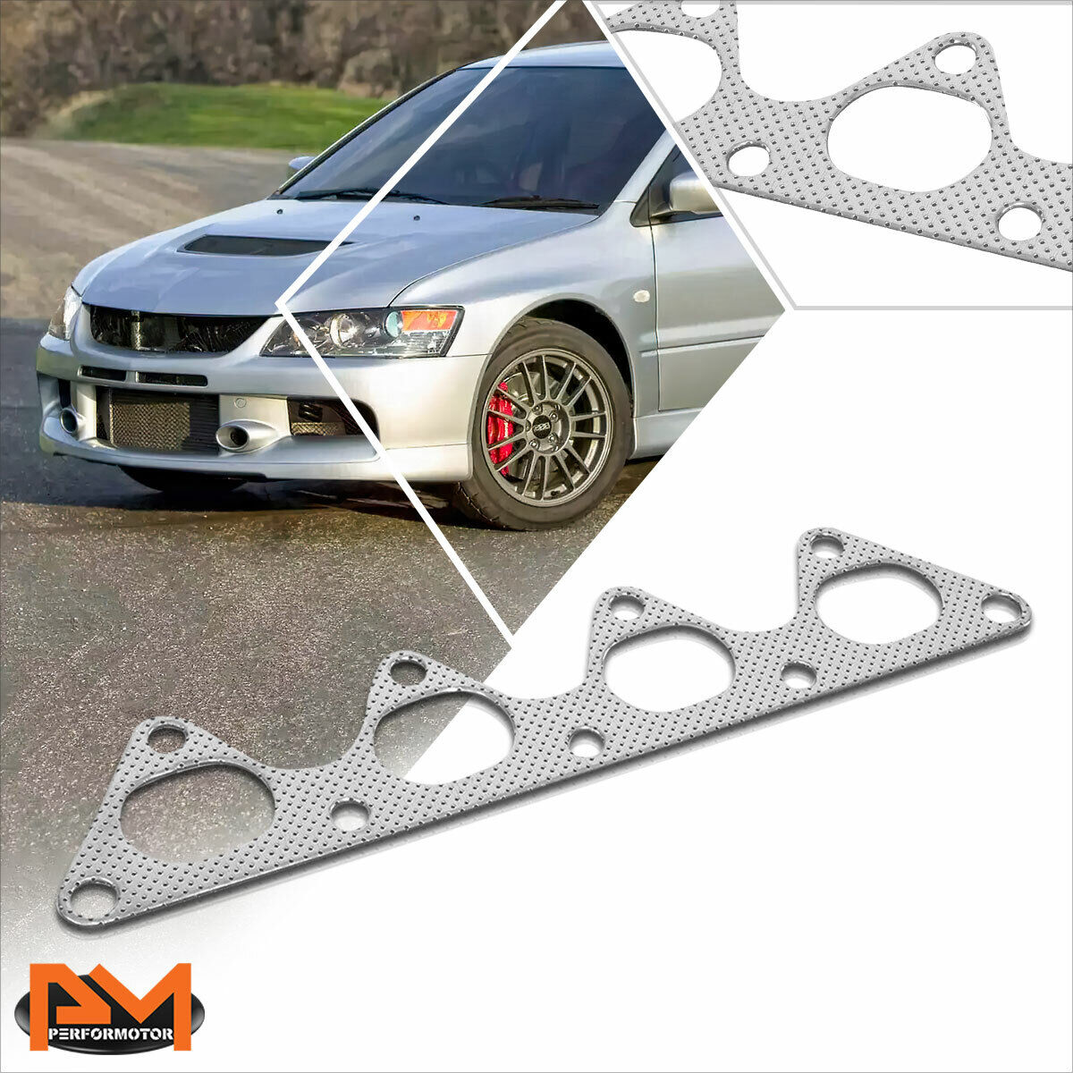For 92-07 Summit/Colt/Lancer 1.8L 2.0L Exhaust Header Piping Manifold Gasket
