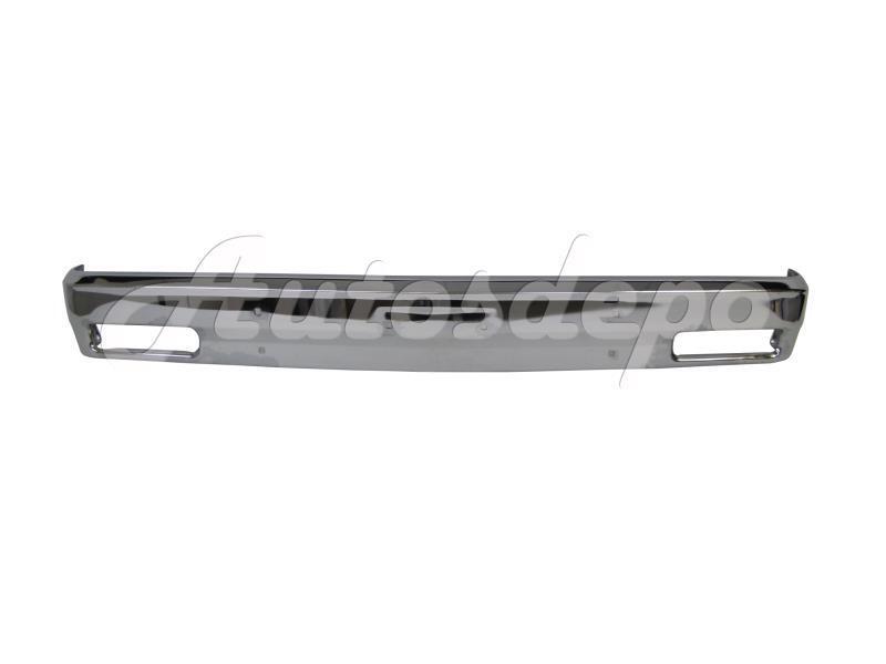 FOR 82-93 CHEVY S10 PICKUP GMC SONOMA FRONT BUMPER BAR CHROME W/O STRIP HOLE