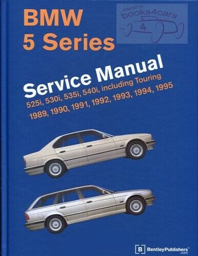 BMW SHOP MANUAL SERVICE REPAIR BENTLEY BOOK E34 540i 535i 530i 525i 5-Series
