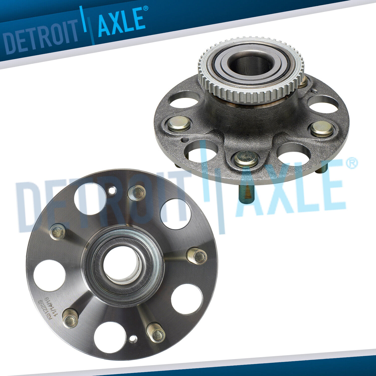 Rear Complete Wheel Bearing and Hubs Assembly for Honda Civic Acura RXS w/ ABS