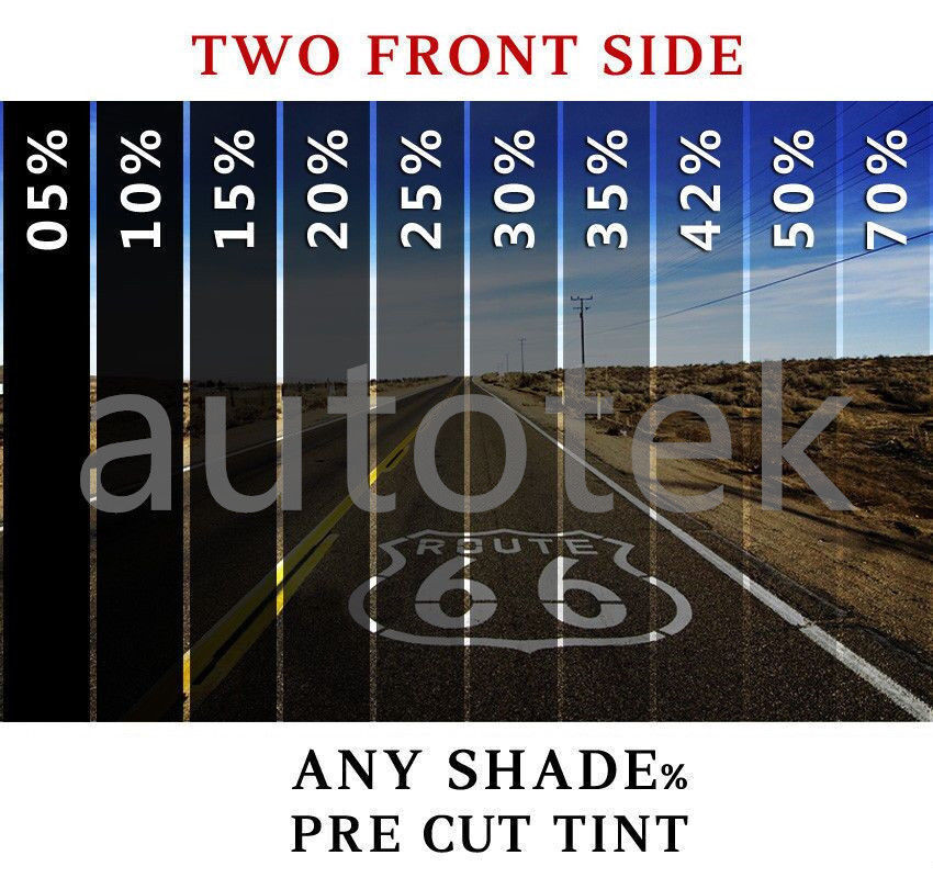 PreCut Film Front Two Door Windows COMPUTER CUT Any Tint Shade For ALL SUV