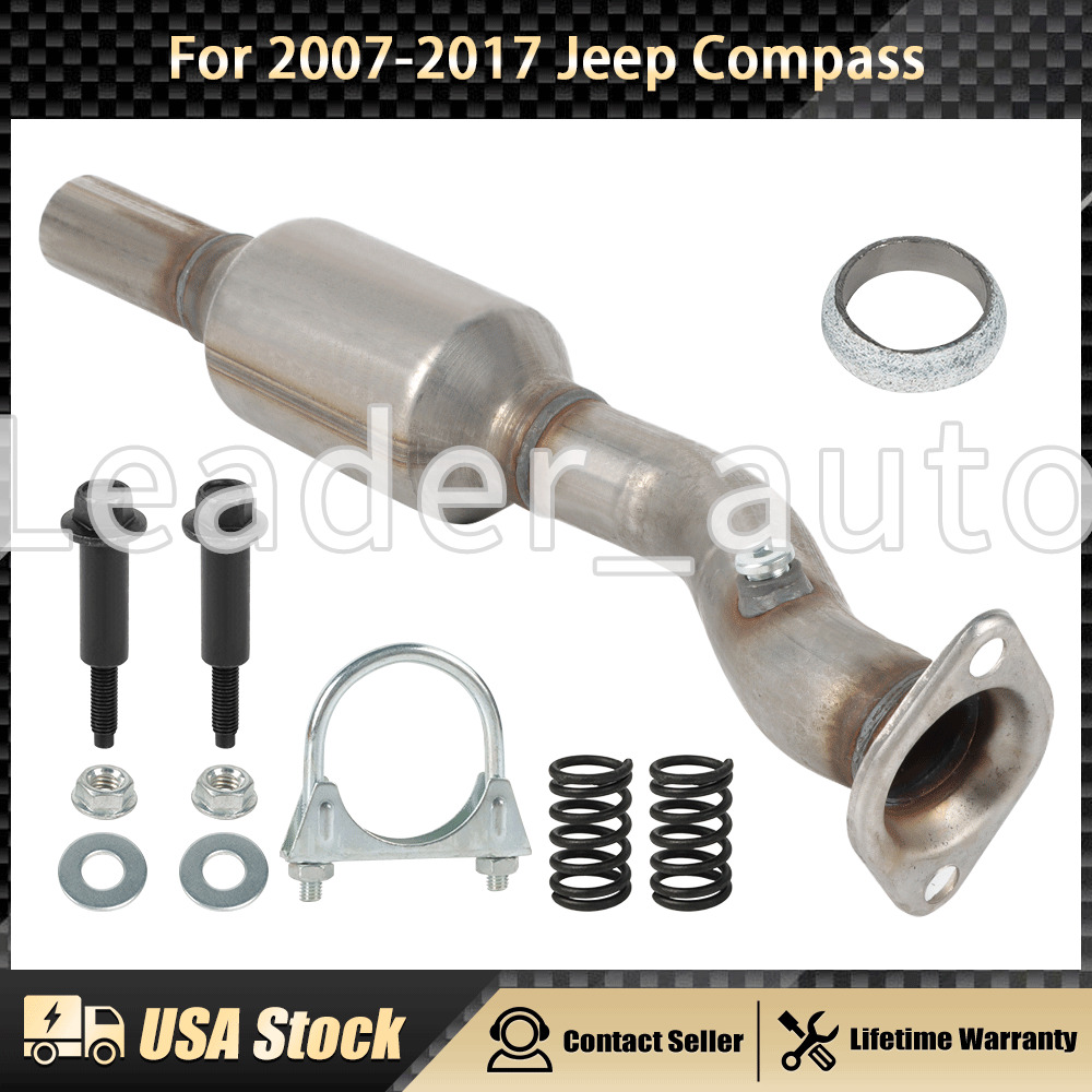 Fits Catalytic Converter with flex Pipe 2007-2017 Jeep Compass 2.0L 2.4L