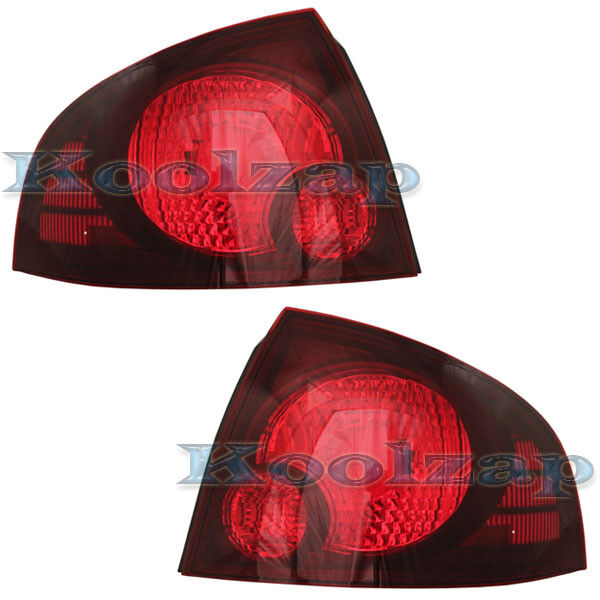 For 04-06 Sentra SE-R Taillight Taillamp Rear Brake Light Lamp w/Bulb SET PAIR